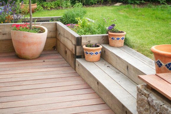 Création de terrasse en bois IPE à Saint-Cyr-au-Mont-d'Or