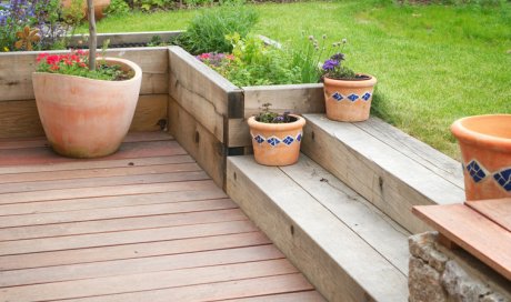 Création de terrasse en bois IPE à Saint-Cyr-au-Mont-d'Or