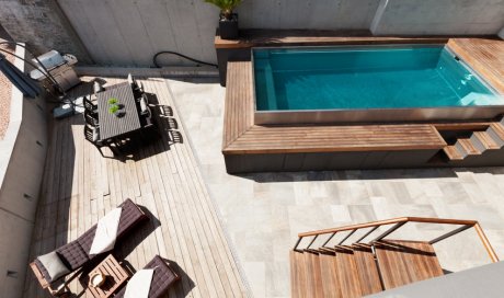 Conception de piscine en bois immergé à Limonest