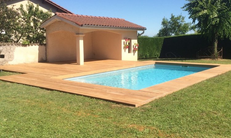  OKOPO Terrasse autour de piscine Saint-Cyr-au-Mont-d'Or